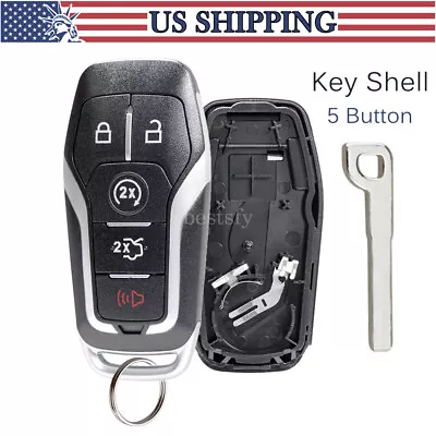 For 2015 2016 2017 FORD MUSTANG Remote Car Key Fob Shell Case Blade Replacement • $9.75