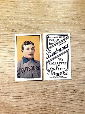 Honus Wagner Piedmont #150 Cigarette Card 1995 T206 Reprint Mint Condition • $1.90