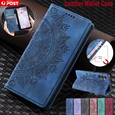 For OPPO A38 A58 A78 A98 A57 A16 A96 A54 Find X5 Leather Wallet Case Flip Cover • $13.79