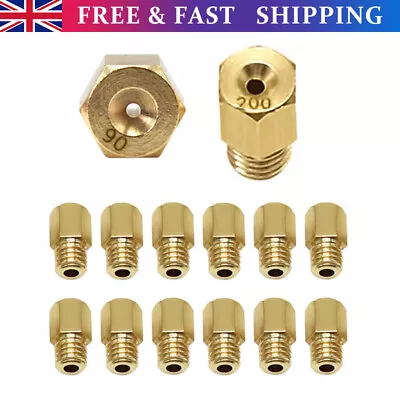 12Pcs Carb Main Jets For Mikuni VM20 VM22 VM24 VM26 VM34 VM36 VM38 Dirt Pit Bike • £8.99