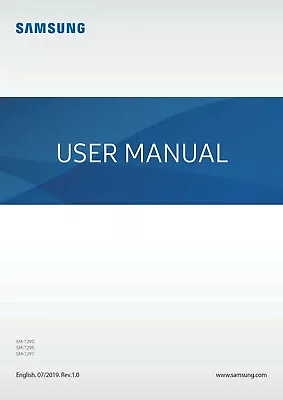 Samsung Galaxy Sm-t297 Printed Instruction Manual User Guide Handbook 116 Pages • £13.99