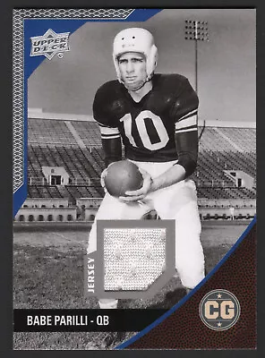 Babe Parilli 2014 Upper Deck Conference Greats Jerseys Relic #46 Wildcats QB • $7.50