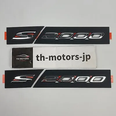 HONDA Genuine S2000 AP1 AP2 Fender Side Chrome Emblem Badge Right & Left Set • $76.25