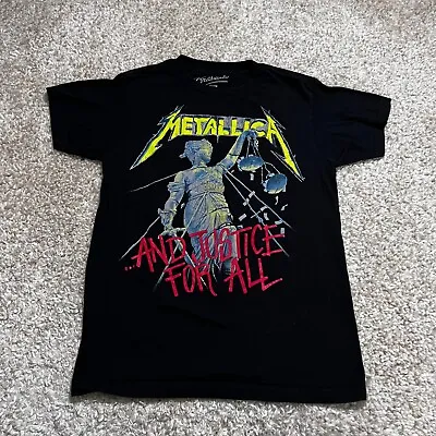 Metallica Shirt Men Small Black Justice For All Concert Tour Metal Rock Band Tee • $29.96