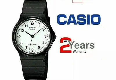 NEW Casio Classic Mens & Ladies Casual Black Wrist Watch MQ-24-7BLL 2YR Warranty • £8.49