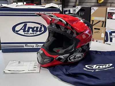 Arai VX-Pro4 Scoop Helmet - Red/Black - S -886563 • $639.95