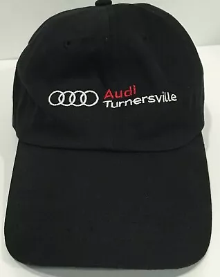 $16.99 • Buy AUDI Turnersville Black Hat Cap One Size Adjustable Strapback America Mens Women