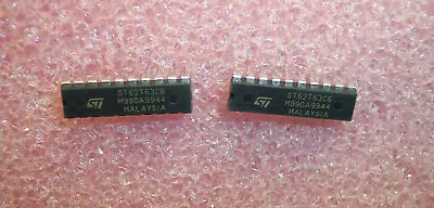 QTY (20) ST62T63CB6 ST MICRO 20 PIN DIP 8-bit OTP/EPROM MCU W/ A/D CONVERTER NOS • $19.99