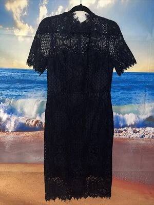 $49.99 • Buy Jayson Brunsdon Black Label Lace Dress For Wadding/Formal/Races.  Size S.#1