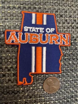 Auburn Tigers  War Eagle  Vintage Embroidered Iron On Patch 3” X 3” • $6.69