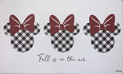 Disney Minnie Mouse Head Anti-Fatigue Kitchen Mat Fall Is In The Air 18”x30” • $32.29