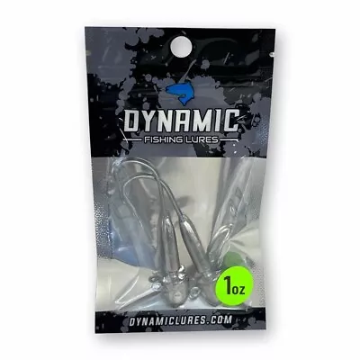 Large JIG HEAD (1 Oz) Fishing Tube Jig Lead For Mackinaw Lake Trout 2 Pack • $5.95