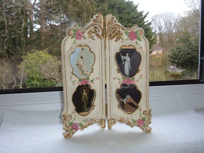 £7.99 • Buy Vintage Antique Victorian Style  Photo Frame ~ Folding/Hinged