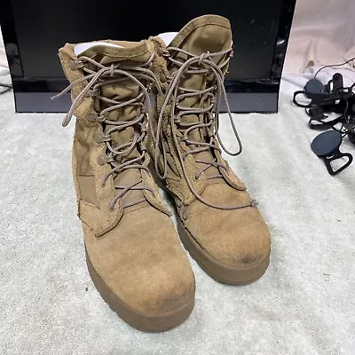 Army Hot Weather Combat Boots Coyote Vibram 789 SPM1C1-13-D-1017 Men's Size 7.5R • $40