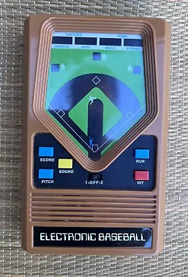 Vintage 2001 Mattel Electronic Baseball Handheld Classic Game Tested Working • $14.90