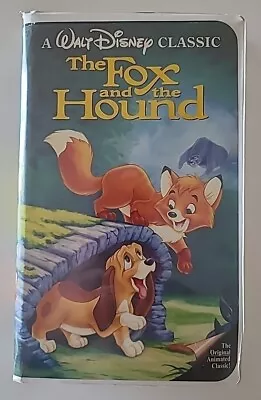 The Fox And The Hound VHS Walt Disney Clamshell RARE Black Diamond 💎  • $49.99