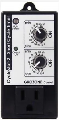 Grozone Controls CY2 Short Period Cyclestat W/Day/Night Sensor W/Manual Shipped! • $24.95