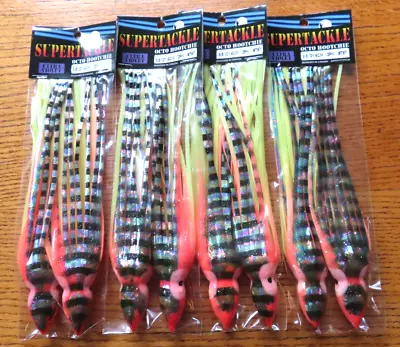 8 X Supertackle - Mylar Blazer - #797 - 8½  Big Game Trolling & Jigging Skirts • $15.99