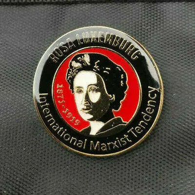 Rosa Luxemburg 30mm Enamel Pin Badge Marxist Revolutionary • £3