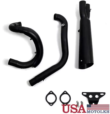 $689.89 • Buy Exhaust System Black FOR Harley Night Rod V-Rod Muscle 03-21