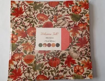 Quilting Cotton Layer Cake Moda Welcome Fall 42 Pcs. • £16.07