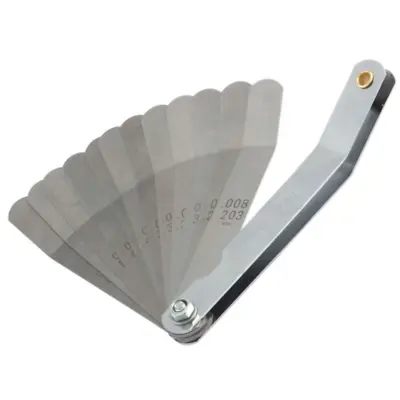 Allstar 12 Blade Angled Feeler Gauges SAE And Metric Sizing • $13.30