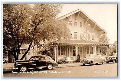 Vancouver Washington WA Postcard RPPC Photo American Legion Post 14 C1940's • $29.95