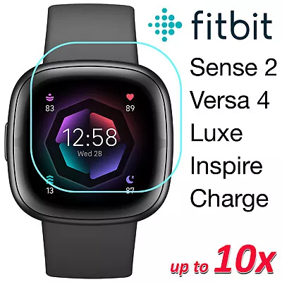 Premium Ultra Clear Screen Protector Film For Fitbit Charge 6 Versa 4 Sense Luxe • $4.99