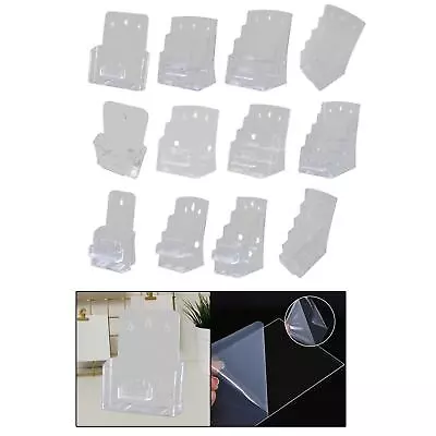 Brochure Holder Acrylic Business Card Display Stand Clear Brochure Countertop • £14.46