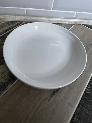 New Marks And Spencer M&s White Marlowe  9   Pasta Dish Bowl Perfect Condition • £8.99