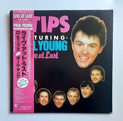 Q-Tips/Paul Young - Live At Last - 1985 Japan Promo Vinyl - OBI/Insert/7  Single • $28.99