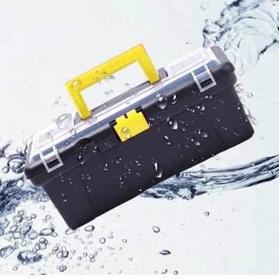 Tool Box Durable Organizer Double Layer Storage Case For Garage Electrician Hand • £15