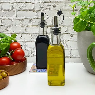 The Dulwich Square Olive Oil / Vinegar Bottle - 180ml - Drizzler Included • £3.15