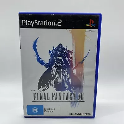 Final Fantasy XII (12) With Manual PlayStation 2 PS2 PAL Free Postage • $9