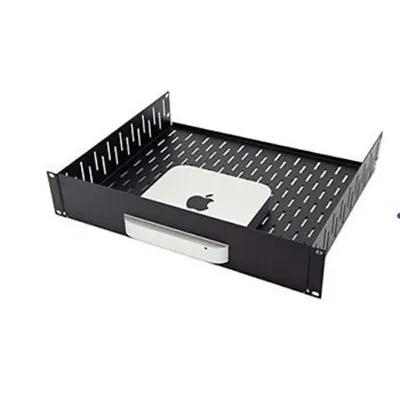  2U Rack Shelf With Face Plate For Mac Mini  • £79.87