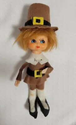 Vintage 1960s Pixie Pilgrim Boy Doll 6” Japan W/ Sticker • $13.80