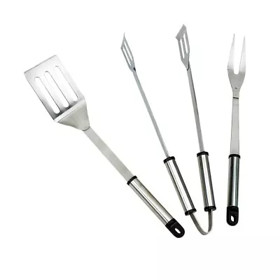 Quality Landmann Grill Chef Stainless Steel 3 Piece Barbecue Tool Set (37.5cm) • £16.65