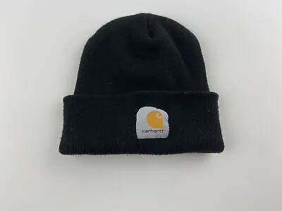 CARHARTT Authentic Watch Hat Knit Beanie Black Winter Hat One Size • $29.99