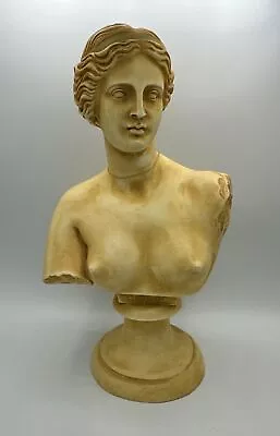 Vintage Aphrodite Venus Alabaster Statue Bust Goddess Of Love And Beauty Greece • $44.99