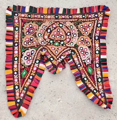 Ethnic Rabari Tribal Embroidery Vintage Decor Door Tapestry Valance Indian Toran • $0.99