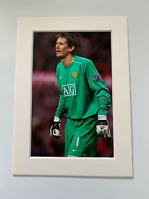 Edwin Van Der Sar Matted 5x7 Picture Manchester United / Netherlands • $9.99