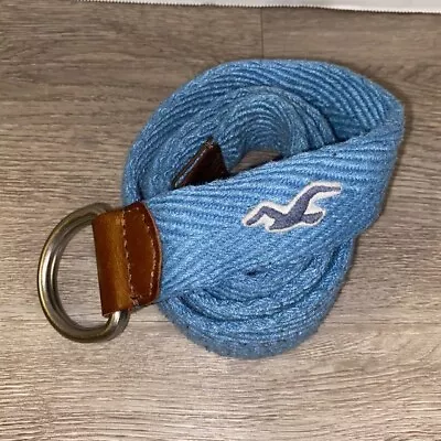 Hollister Web Blue D-Ring Belt One Size Adjustable • $19.99
