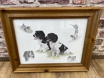£50 • Buy Nigel Hemming Prints Spaniels