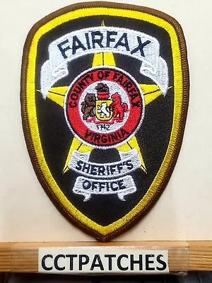 $6.49 • Buy Fairfax County, Virginia Sheriff Shoulder Patch Va 