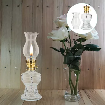 Kerosene Lamp Kerosene Lanterns Glass Oil Lamps Glass Ornaments • £12.85