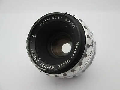 Meyer Optik Gorlitz Primotar 50mm F2.8 Manual Lens No 2539681 Mount Exakta • £100