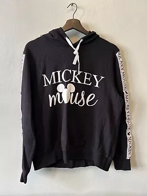 Disney Mickey Mouse Hoodie Long Printed Sleeve Hoodie • £8.50