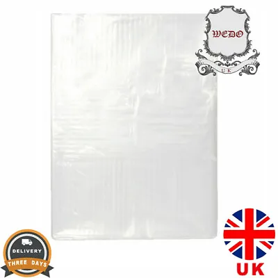 £3.99 • Buy Clear Refuse Sack Wheelie Bin Liner Bags Home/Office/LaundryPoly Rubbish Bin Bag