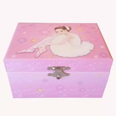 BEAUTIFUL Ballerina Musical Jewellery Box Ballet Dancer Foil Music Girl's Gift • $38.95