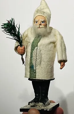 Early 1930’s White Coat German Santa 6” Original Santa Candy Container Stamped • $549.99